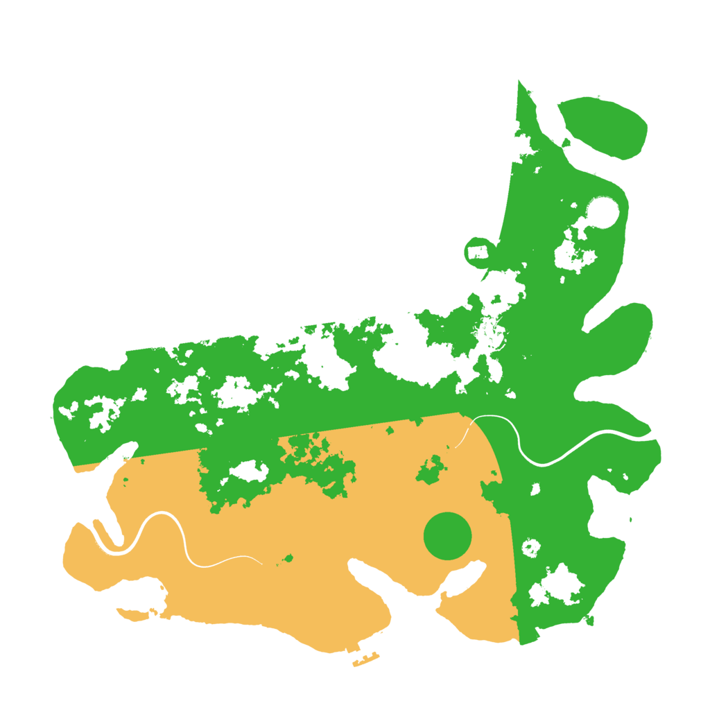 Biome Rust Map: Procedural Map, Size: 3900, Seed: 350090000