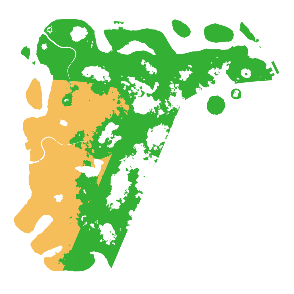 Biome Rust Map: Procedural Map, Size: 4500, Seed: 1687125596