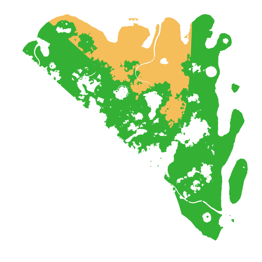 Biome Rust Map: Procedural Map, Size: 4250, Seed: 125919706