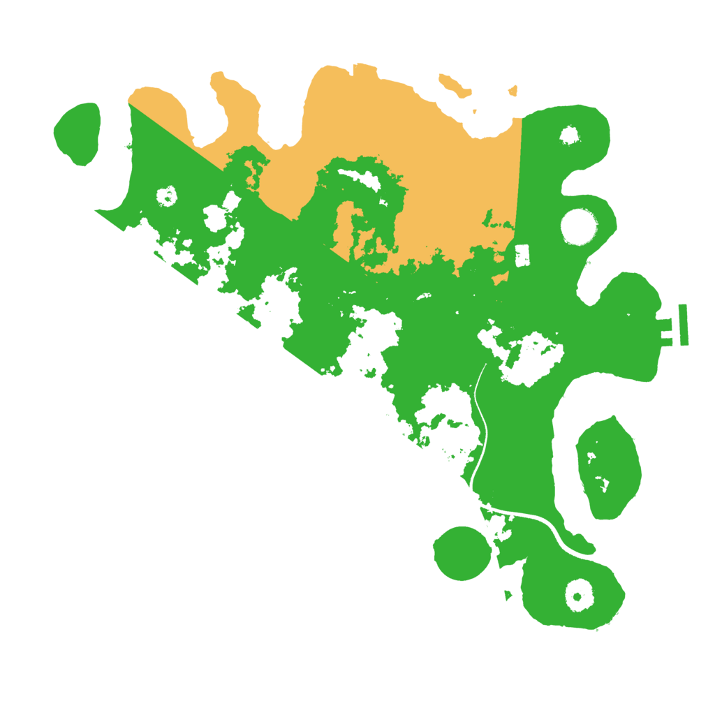 Biome Rust Map: Procedural Map, Size: 3500, Seed: 1895024420