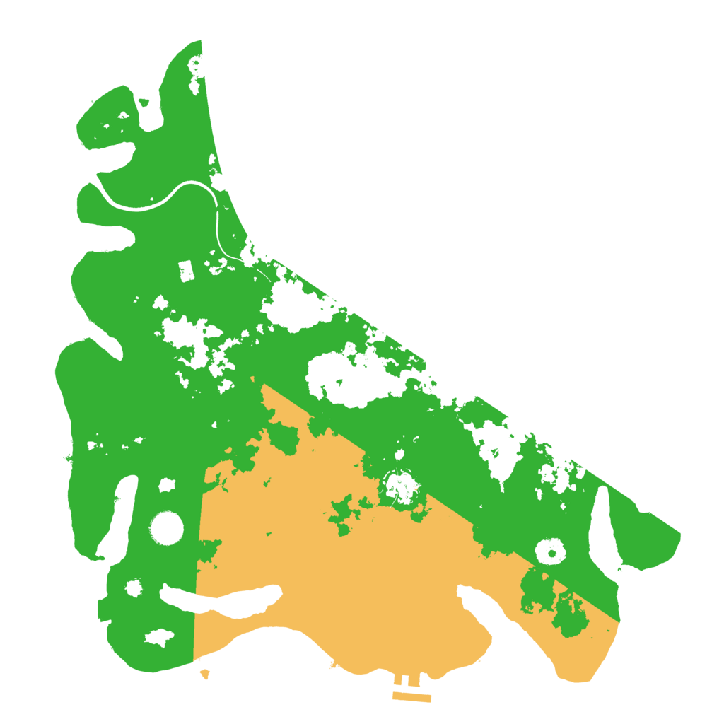 Biome Rust Map: Procedural Map, Size: 3800, Seed: 564963817