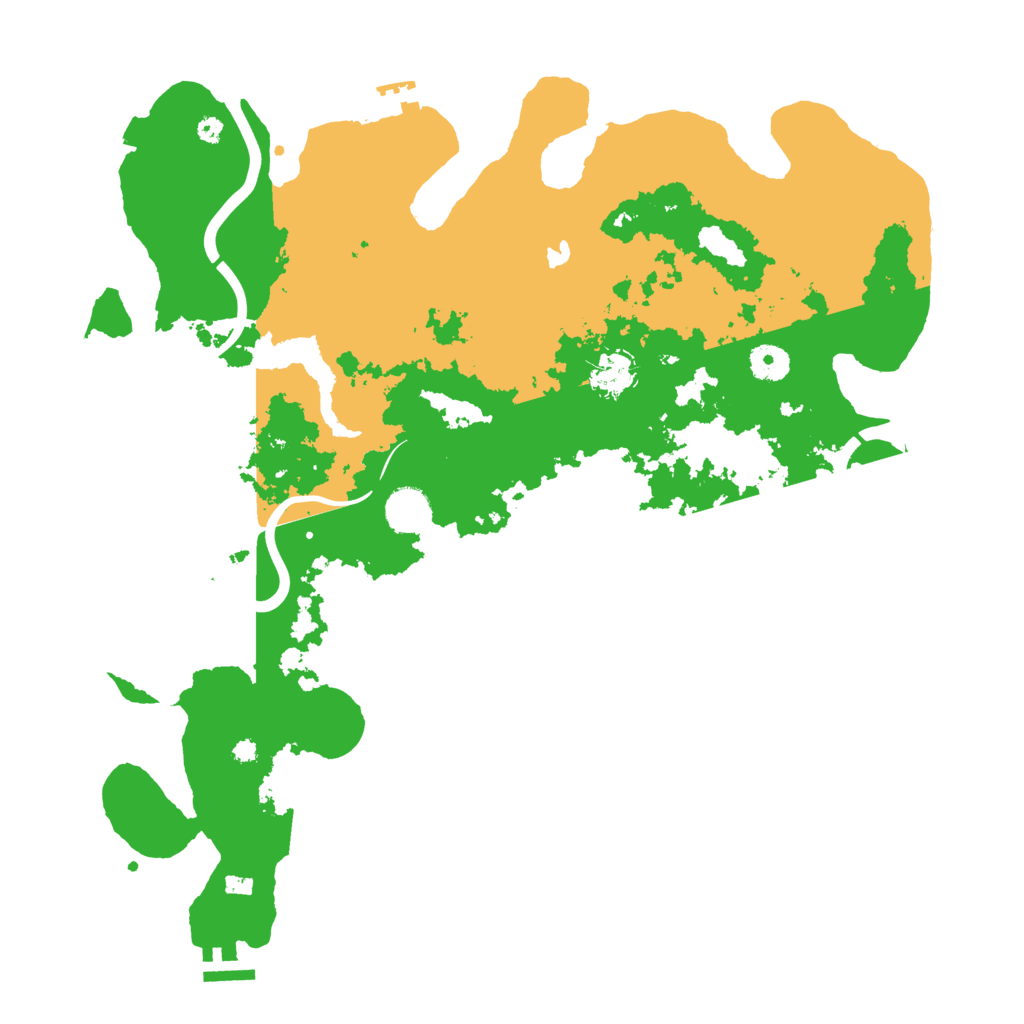 Biome Rust Map: Procedural Map, Size: 4000, Seed: 60734