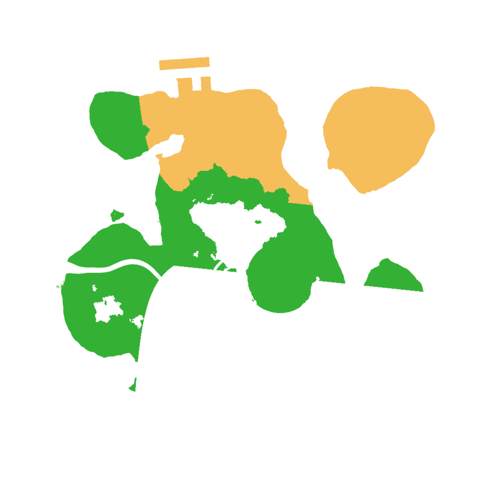 Biome Rust Map: Procedural Map, Size: 2000, Seed: 241115338