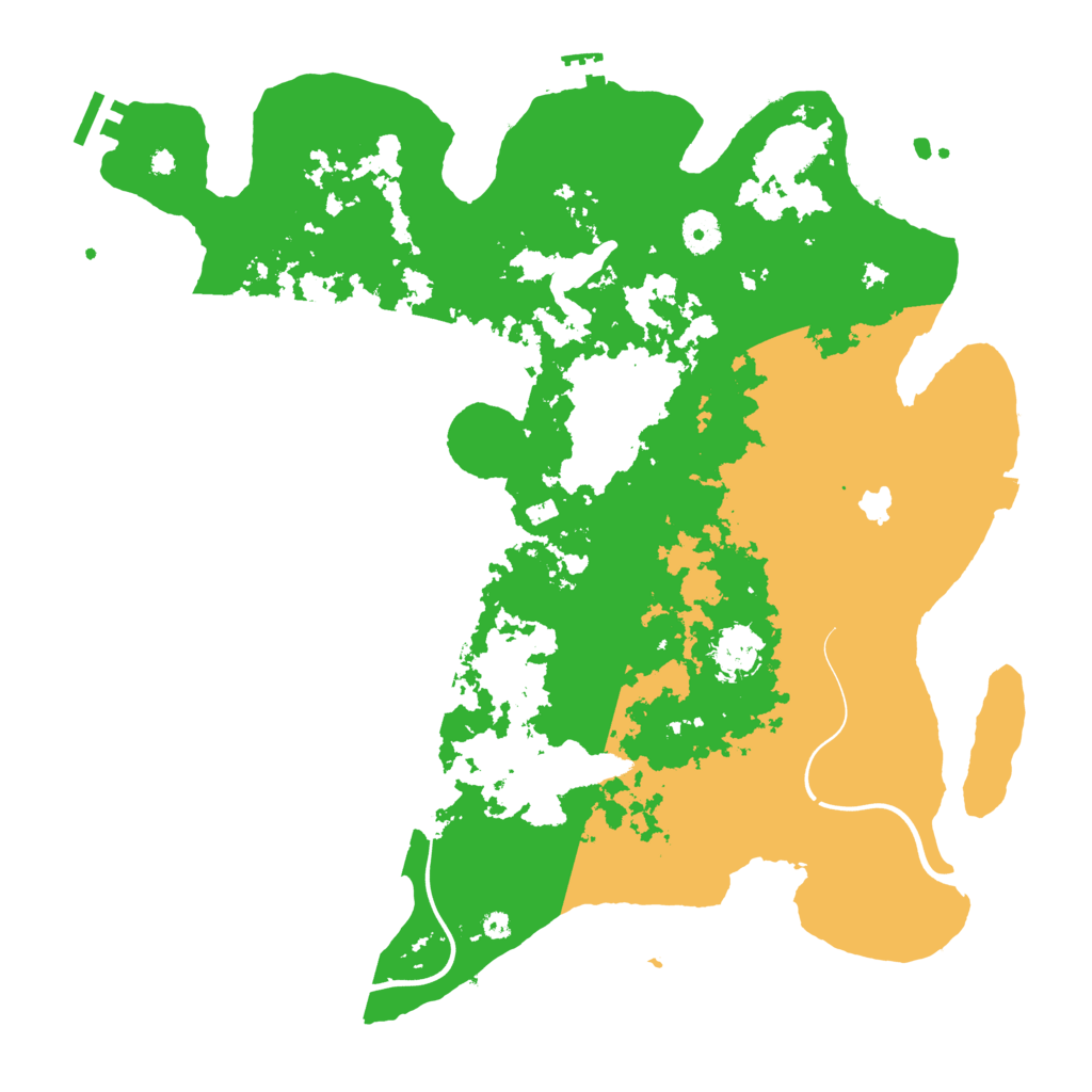 Biome Rust Map: Procedural Map, Size: 4000, Seed: 928471064