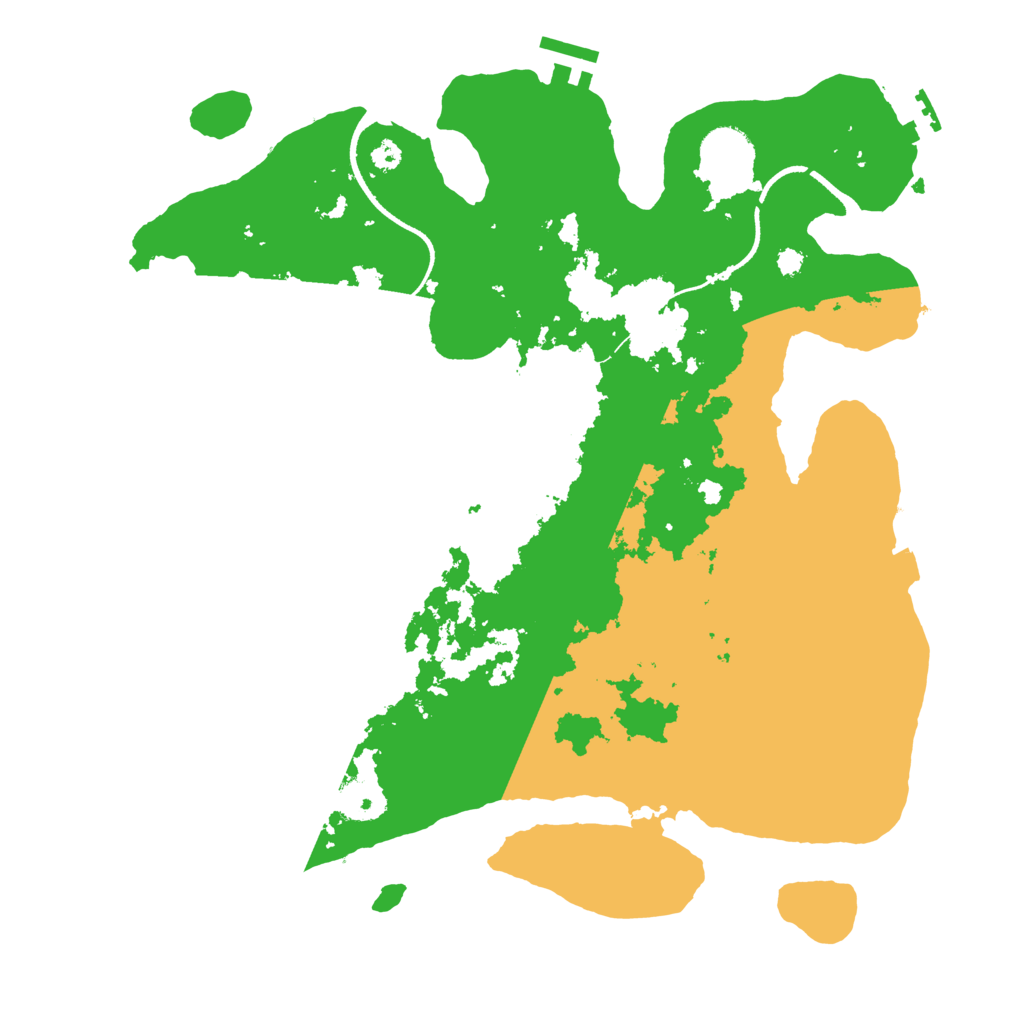 Biome Rust Map: Procedural Map, Size: 3500, Seed: 2134447067