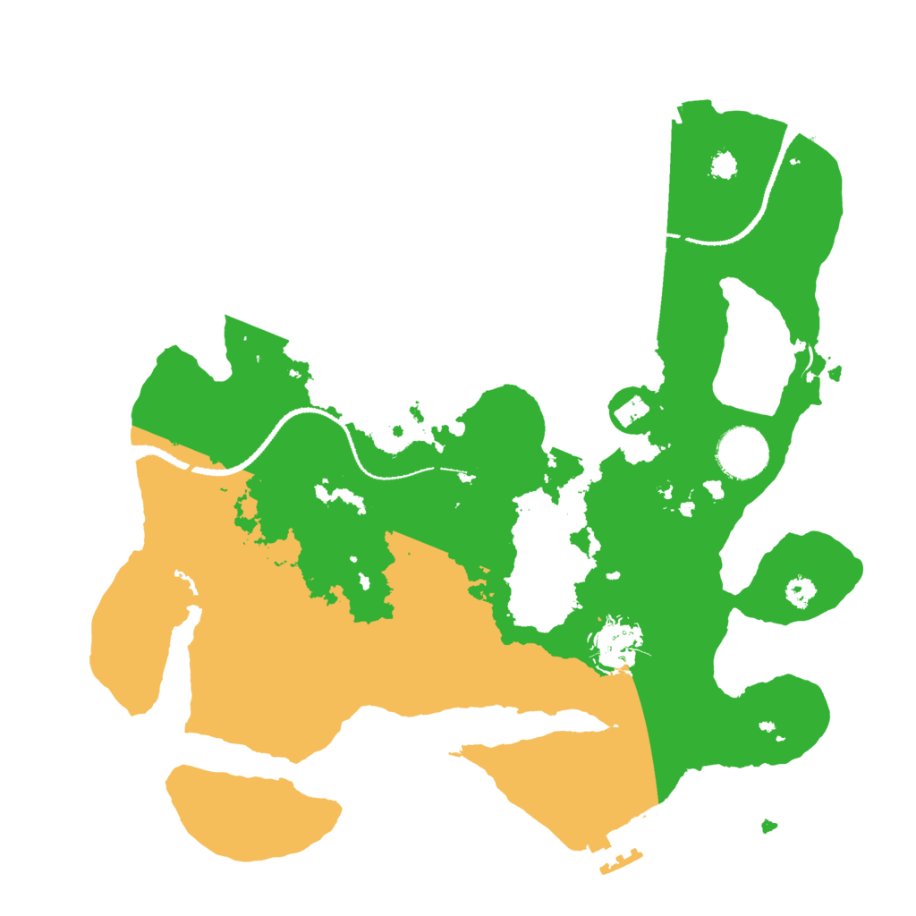 Biome Rust Map: Procedural Map, Size: 3100, Seed: 1000086503