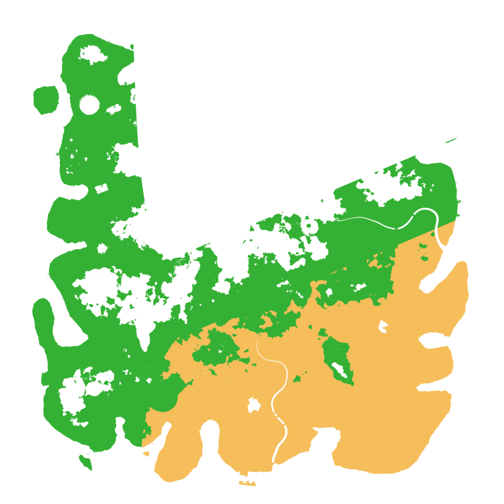 Biome Rust Map: Procedural Map, Size: 4500, Seed: 1045967836