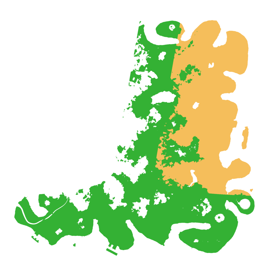 Biome Rust Map: Procedural Map, Size: 4500, Seed: 647649432