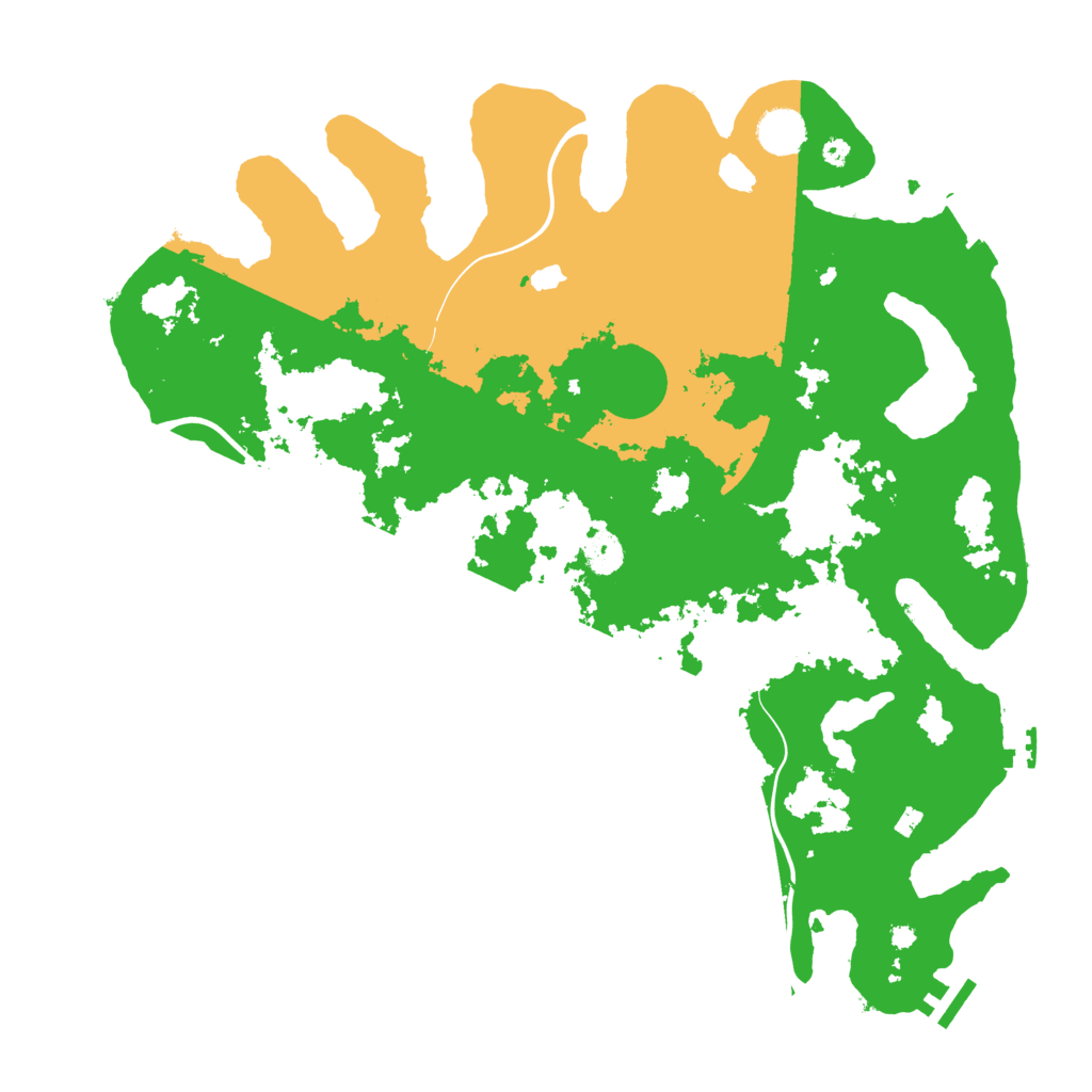 Biome Rust Map: Procedural Map, Size: 4050, Seed: 1264943531