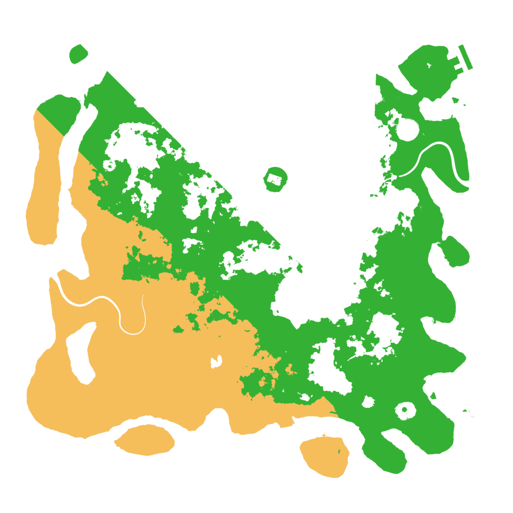 Biome Rust Map: Procedural Map, Size: 4000, Seed: 51407