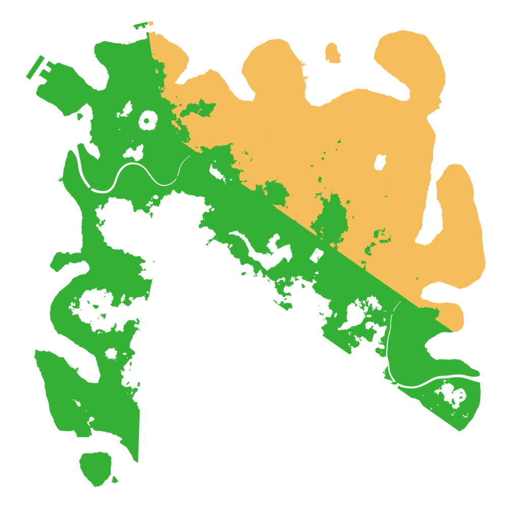 Biome Rust Map: Procedural Map, Size: 4000, Seed: 350257496