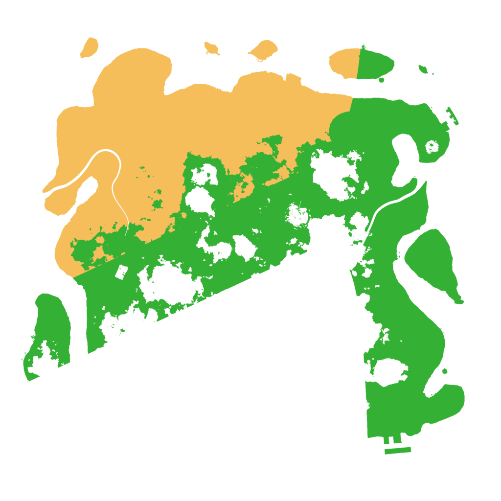 Biome Rust Map: Procedural Map, Size: 3850, Seed: 1787529986