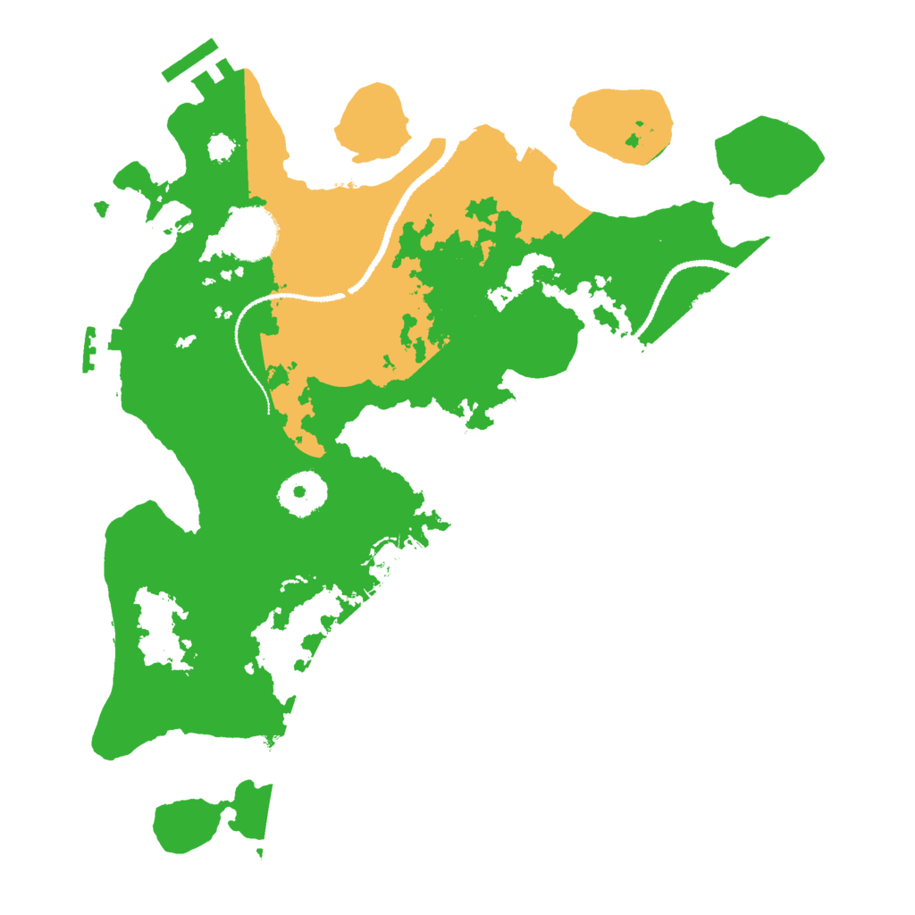 Biome Rust Map: Procedural Map, Size: 3000, Seed: 205405194