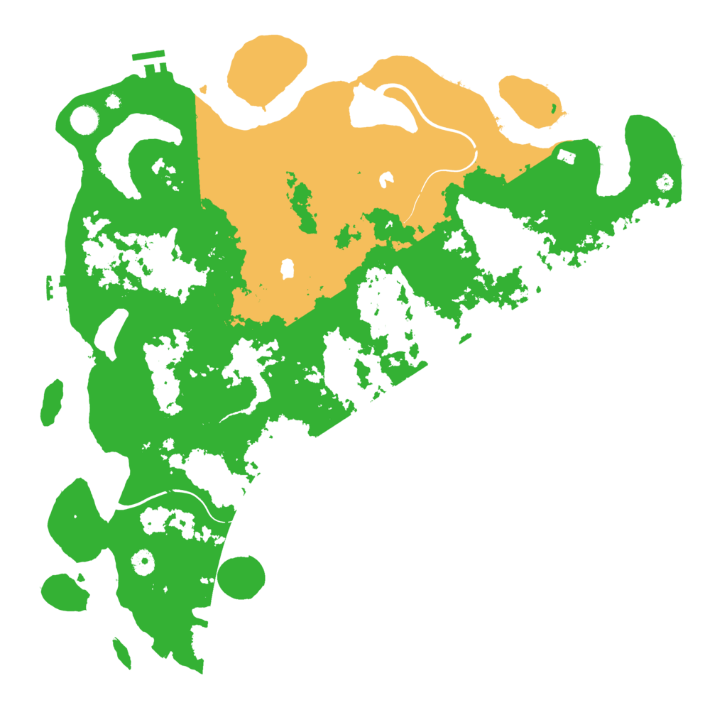 Biome Rust Map: Procedural Map, Size: 4500, Seed: 1509104618