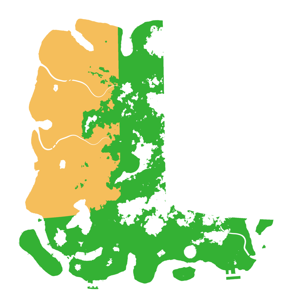 Biome Rust Map: Procedural Map, Size: 4250, Seed: 16524874