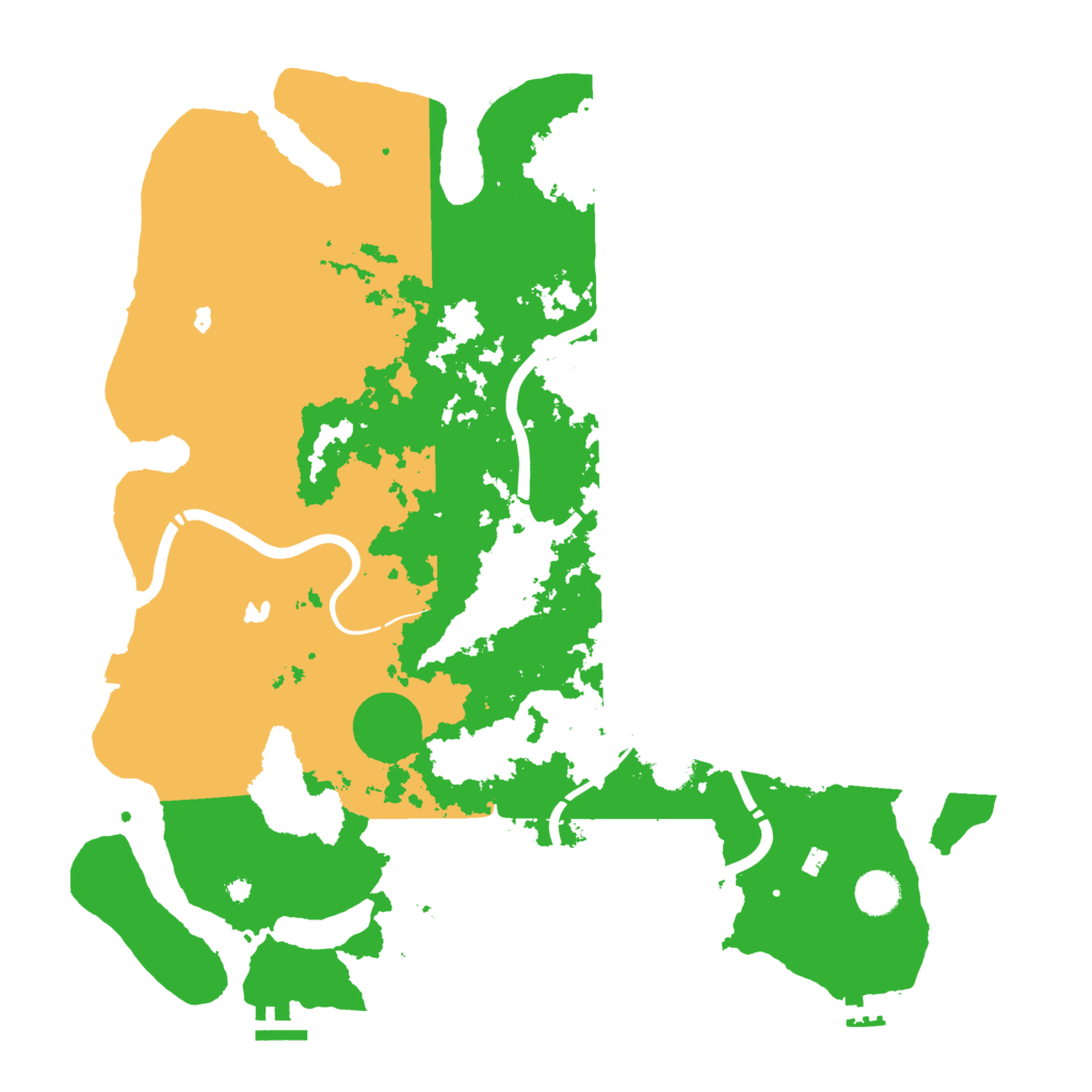 Biome Rust Map: Procedural Map, Size: 4250, Seed: 16524874