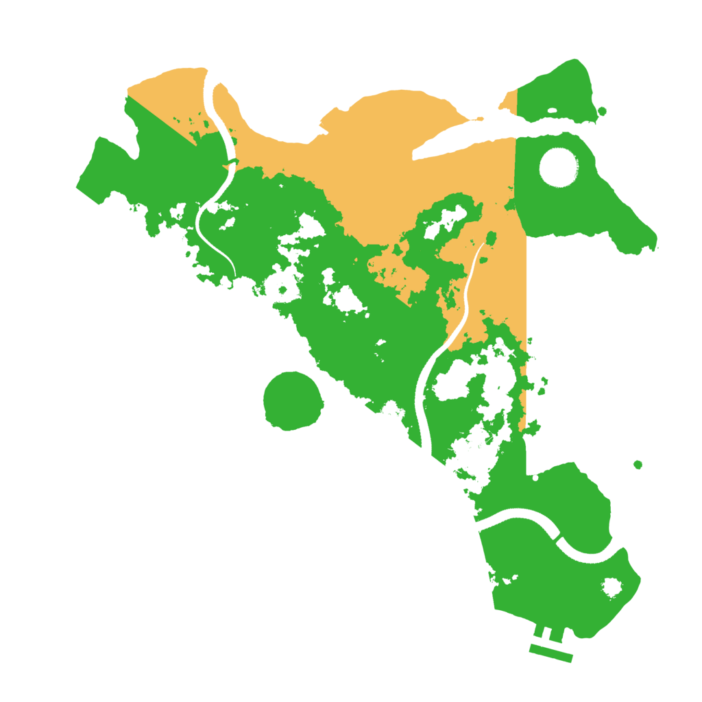 Biome Rust Map: Procedural Map, Size: 3250, Seed: 939864690
