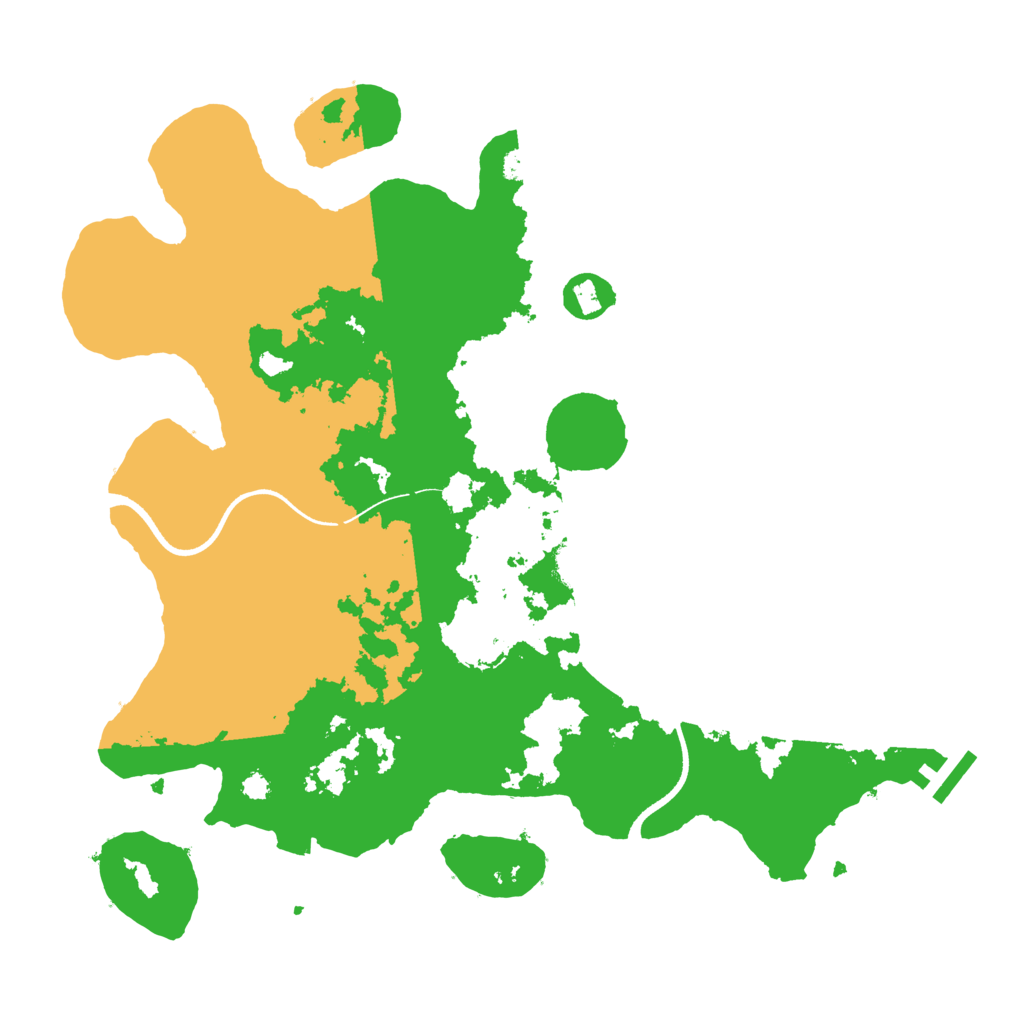 Biome Rust Map: Procedural Map, Size: 3500, Seed: 1359110669