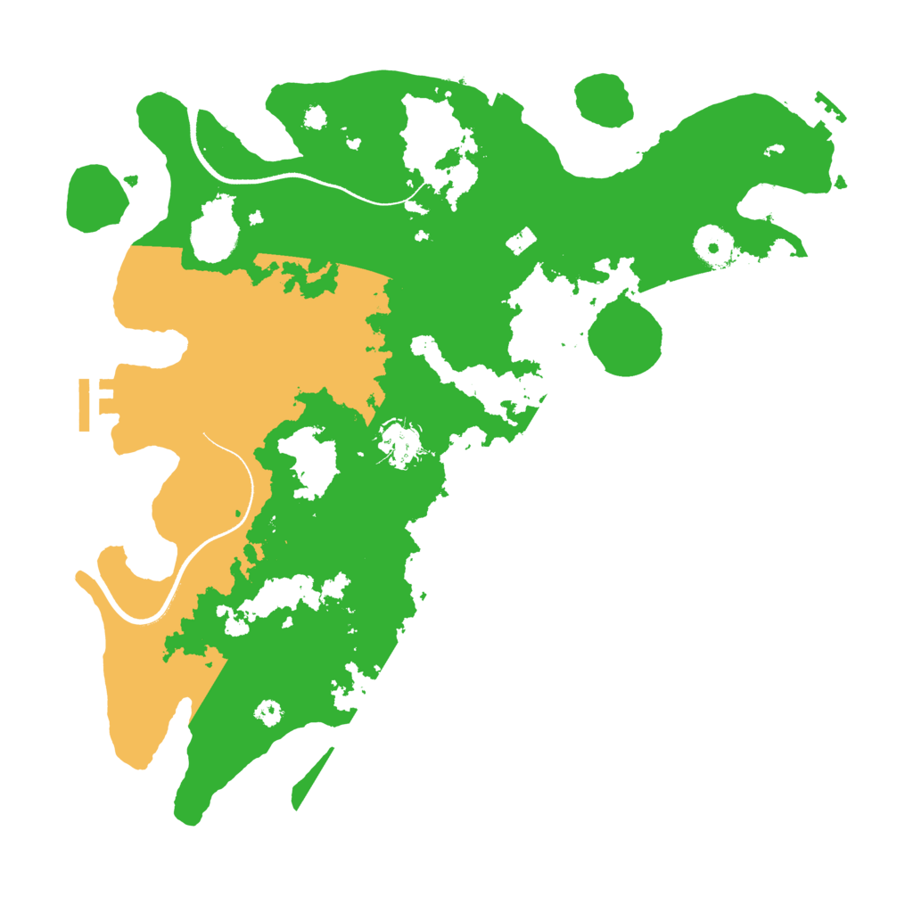 Biome Rust Map: Procedural Map, Size: 3500, Seed: 1669167381