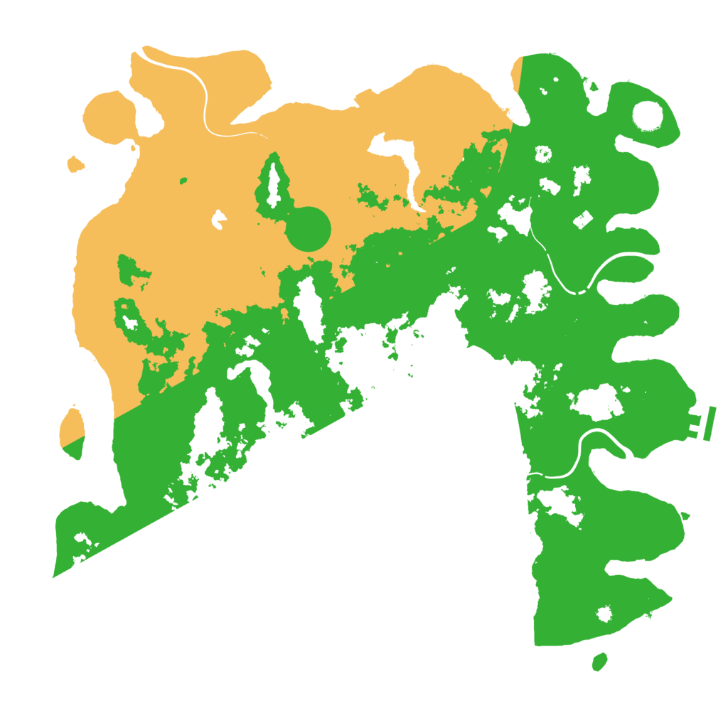 Biome Rust Map: Procedural Map, Size: 4250, Seed: 604756977