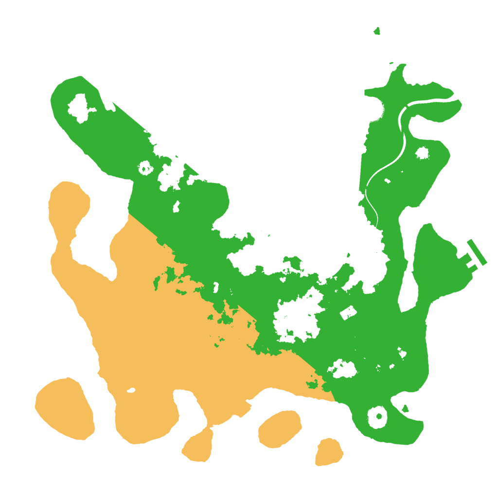 Biome Rust Map: Procedural Map, Size: 3500, Seed: 1067113056