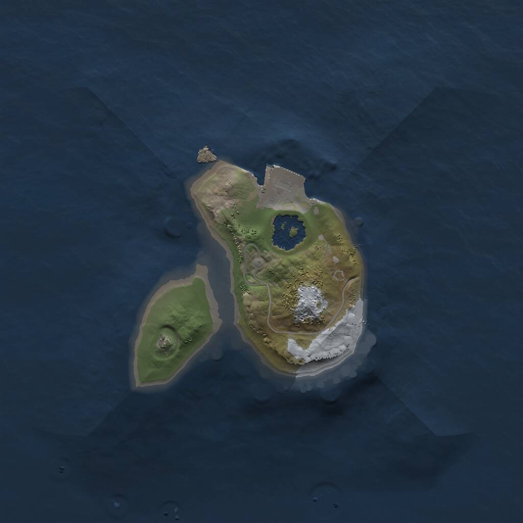 Rust Map: Procedural Map, Size: 1500, Seed: 316763569, 1 Monuments