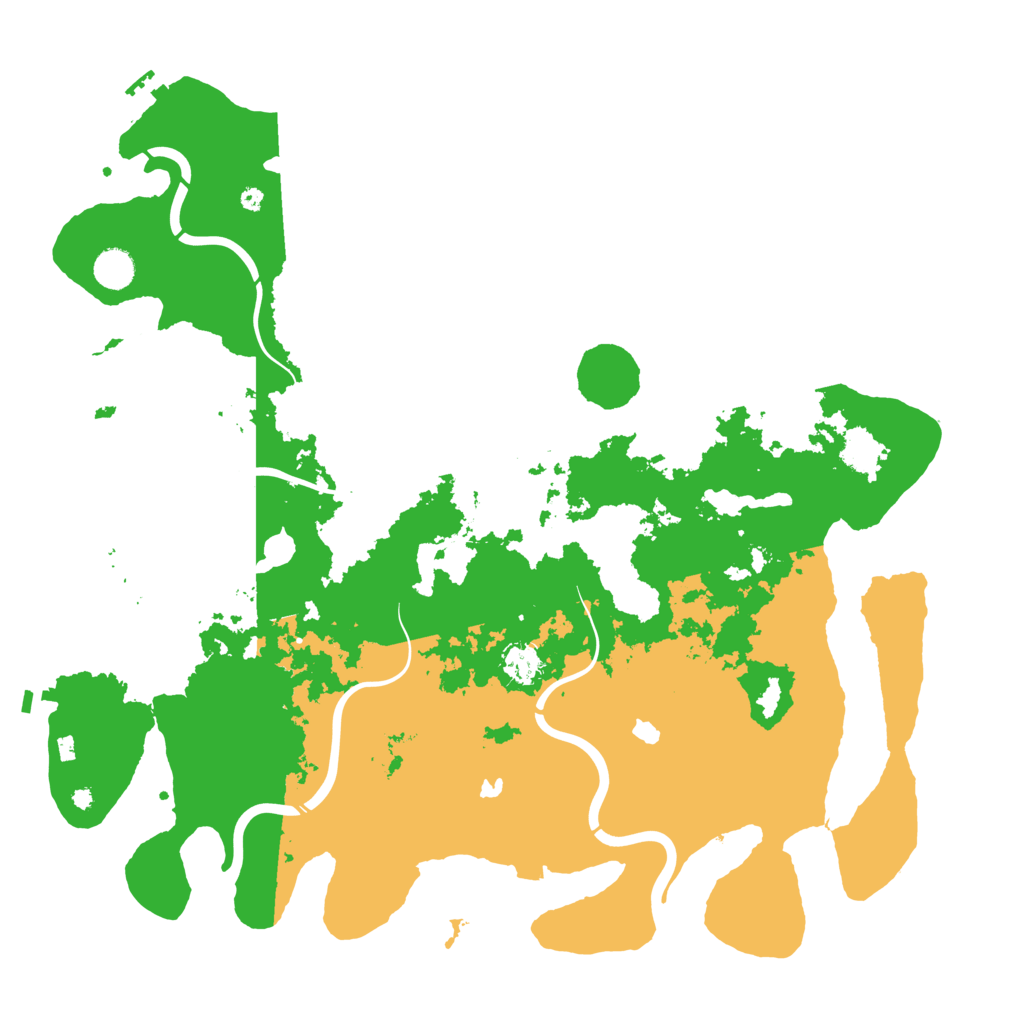 Biome Rust Map: Procedural Map, Size: 4500, Seed: 1362546135
