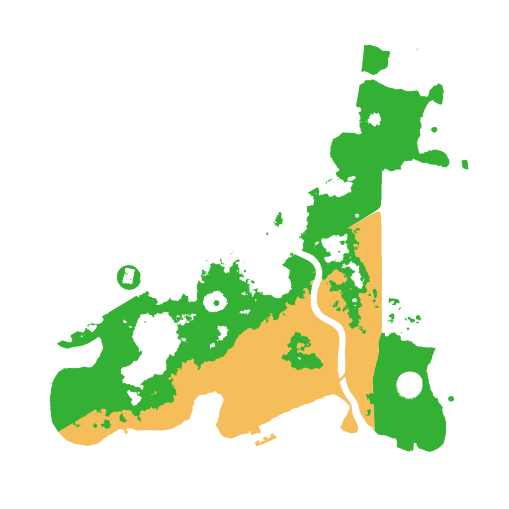 Biome Rust Map: Procedural Map, Size: 3500, Seed: 89678456