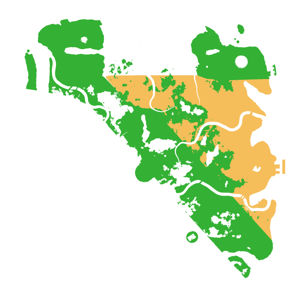 Biome Rust Map: Procedural Map, Size: 4250, Seed: 219076421