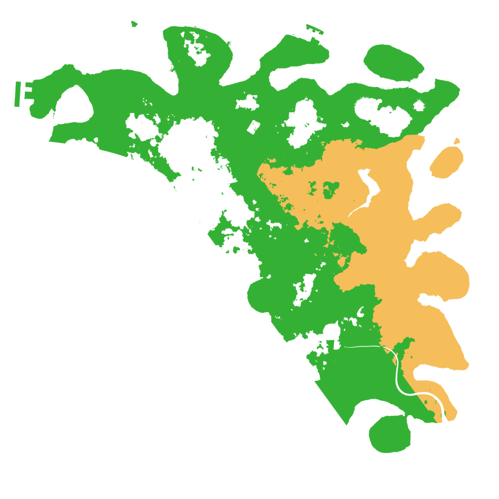 Biome Rust Map: Procedural Map, Size: 4000, Seed: 2805