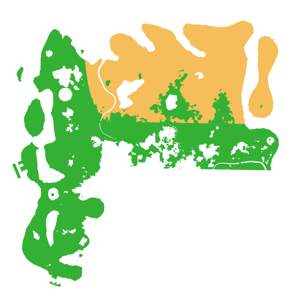 Biome Rust Map: Procedural Map, Size: 4000, Seed: 93754