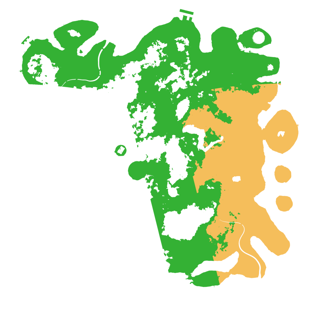 Biome Rust Map: Procedural Map, Size: 4500, Seed: 1467820701