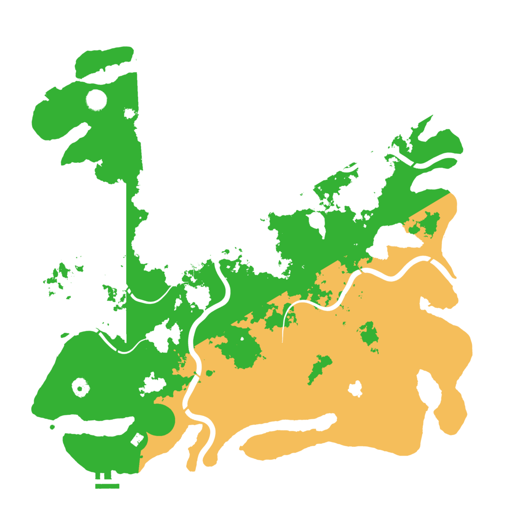 Biome Rust Map: Procedural Map, Size: 4250, Seed: 1145144122