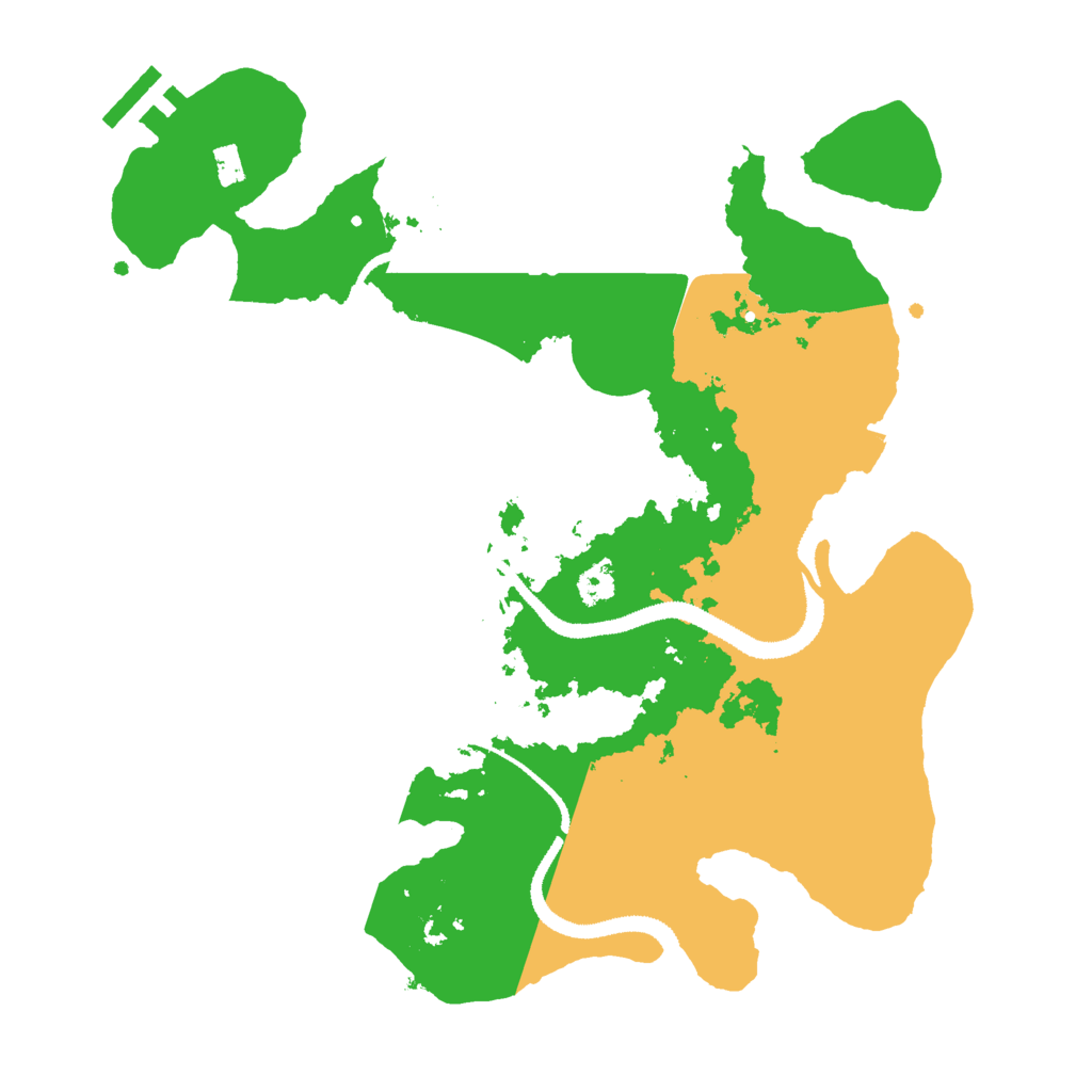 Biome Rust Map: Procedural Map, Size: 3000, Seed: 1240568