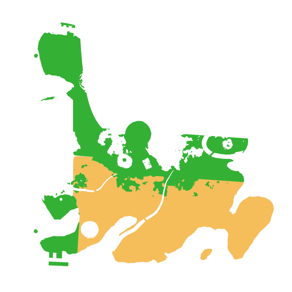 Biome Rust Map: Procedural Map, Size: 3000, Seed: 689028606