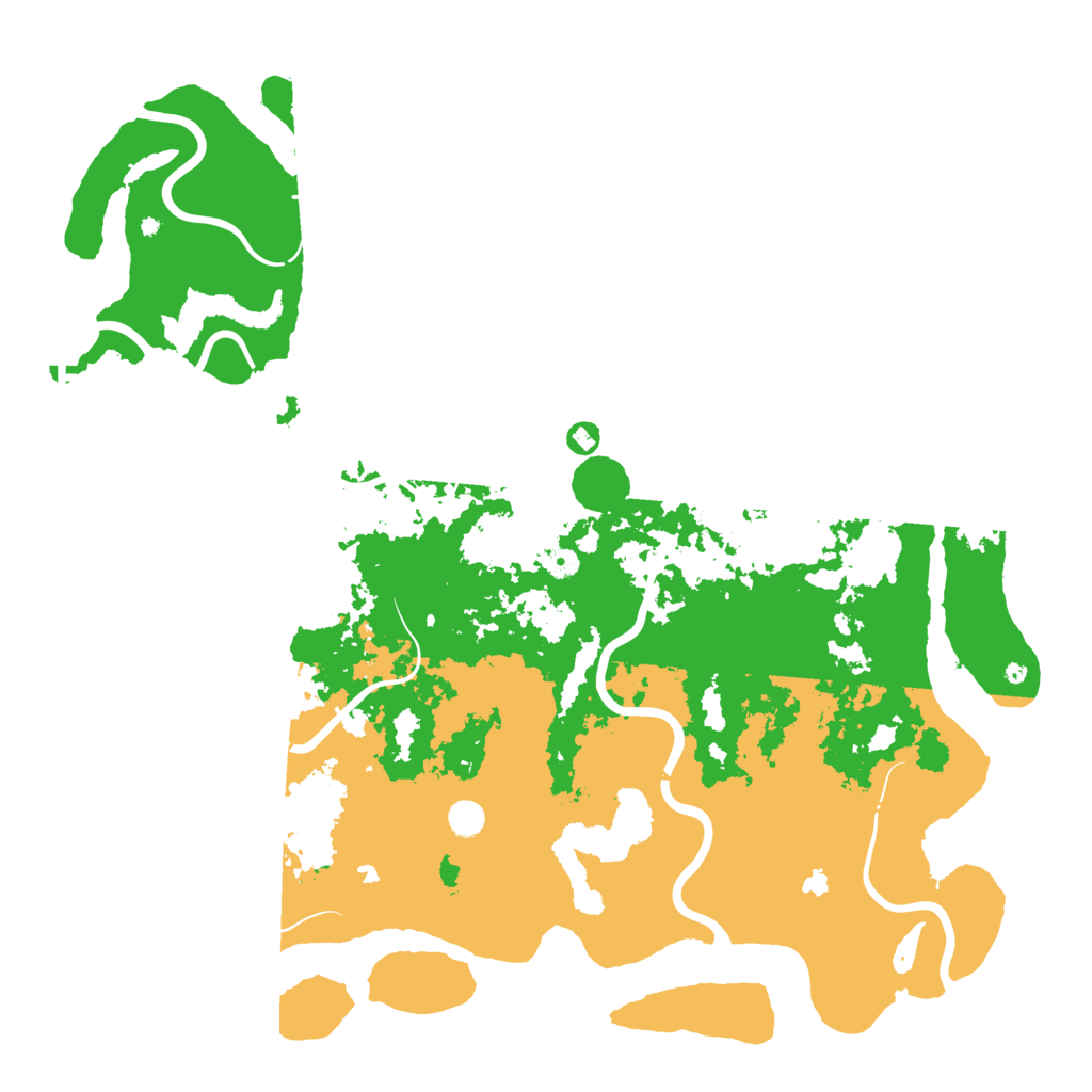 Biome Rust Map: Procedural Map, Size: 5250, Seed: 1272652