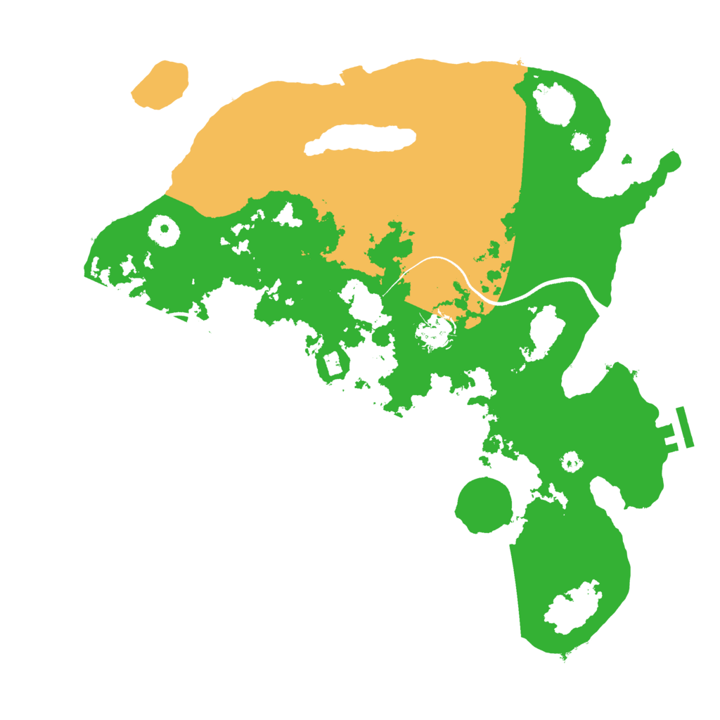 Biome Rust Map: Procedural Map, Size: 3500, Seed: 1386524414