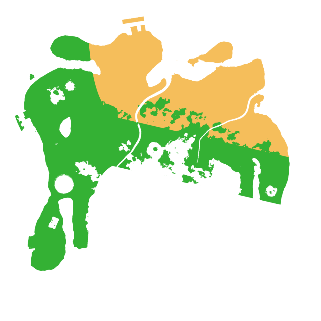 Biome Rust Map: Procedural Map, Size: 3000, Seed: 748458