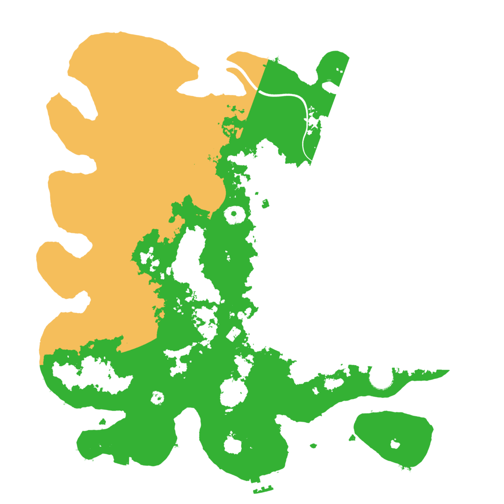 Biome Rust Map: Procedural Map, Size: 3800, Seed: 16532345