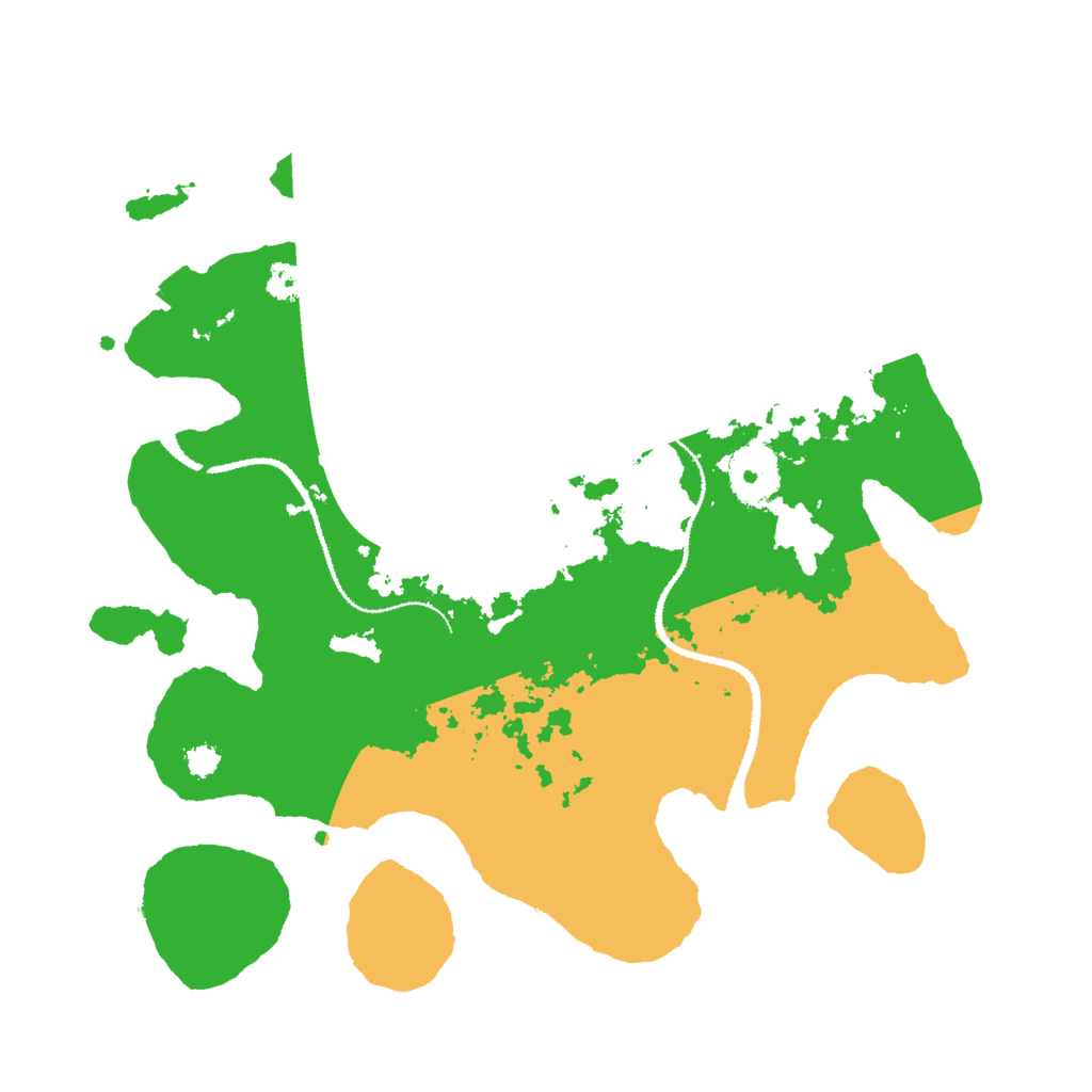 Biome Rust Map: Procedural Map, Size: 3000, Seed: 949358158