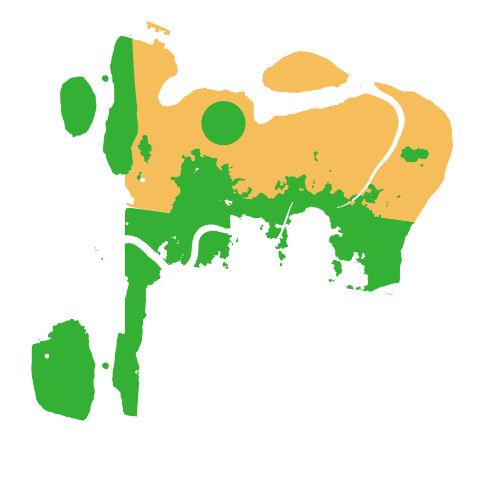 Biome Rust Map: Procedural Map, Size: 3000, Seed: 422708309