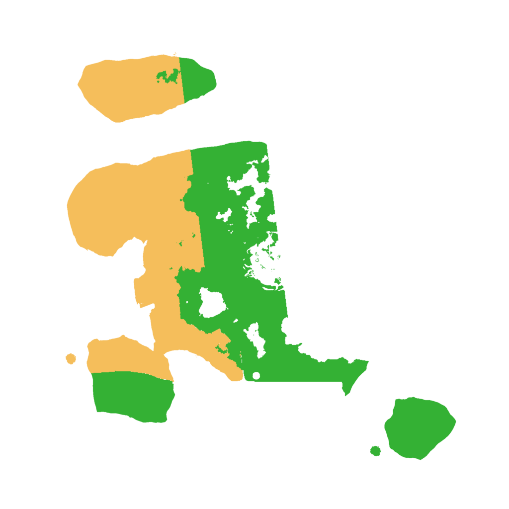 Biome Rust Map: Procedural Map, Size: 2000, Seed: 800523087