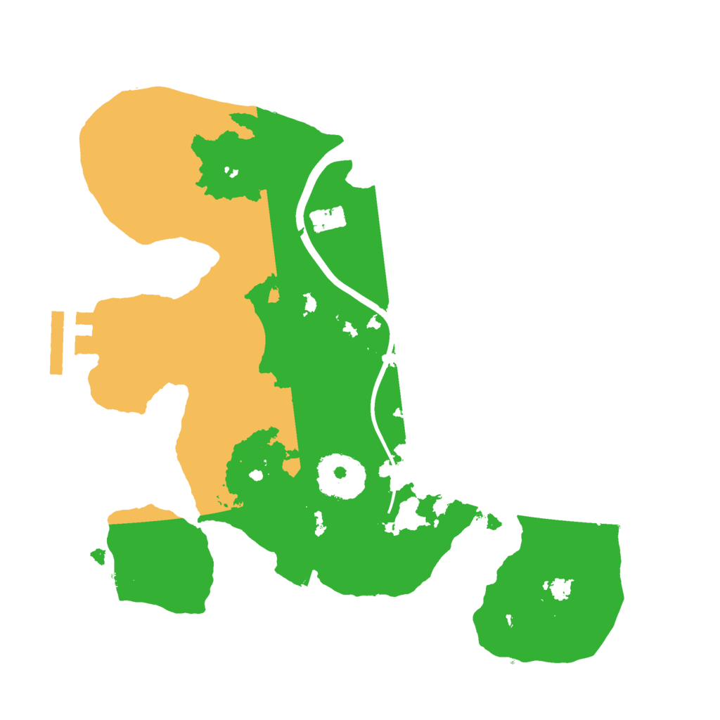 Biome Rust Map: Procedural Map, Size: 2300, Seed: 800523087