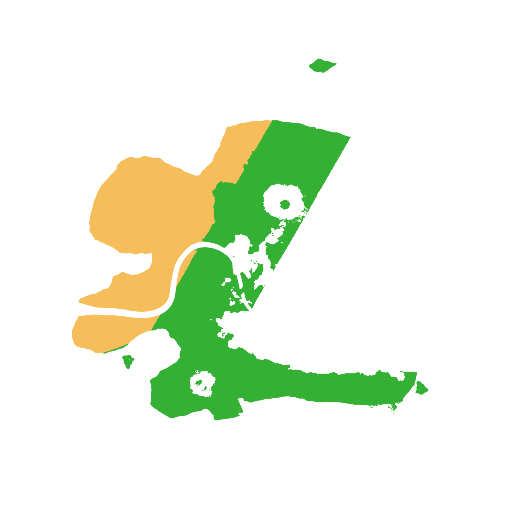 Biome Rust Map: Procedural Map, Size: 2000, Seed: 1403599295
