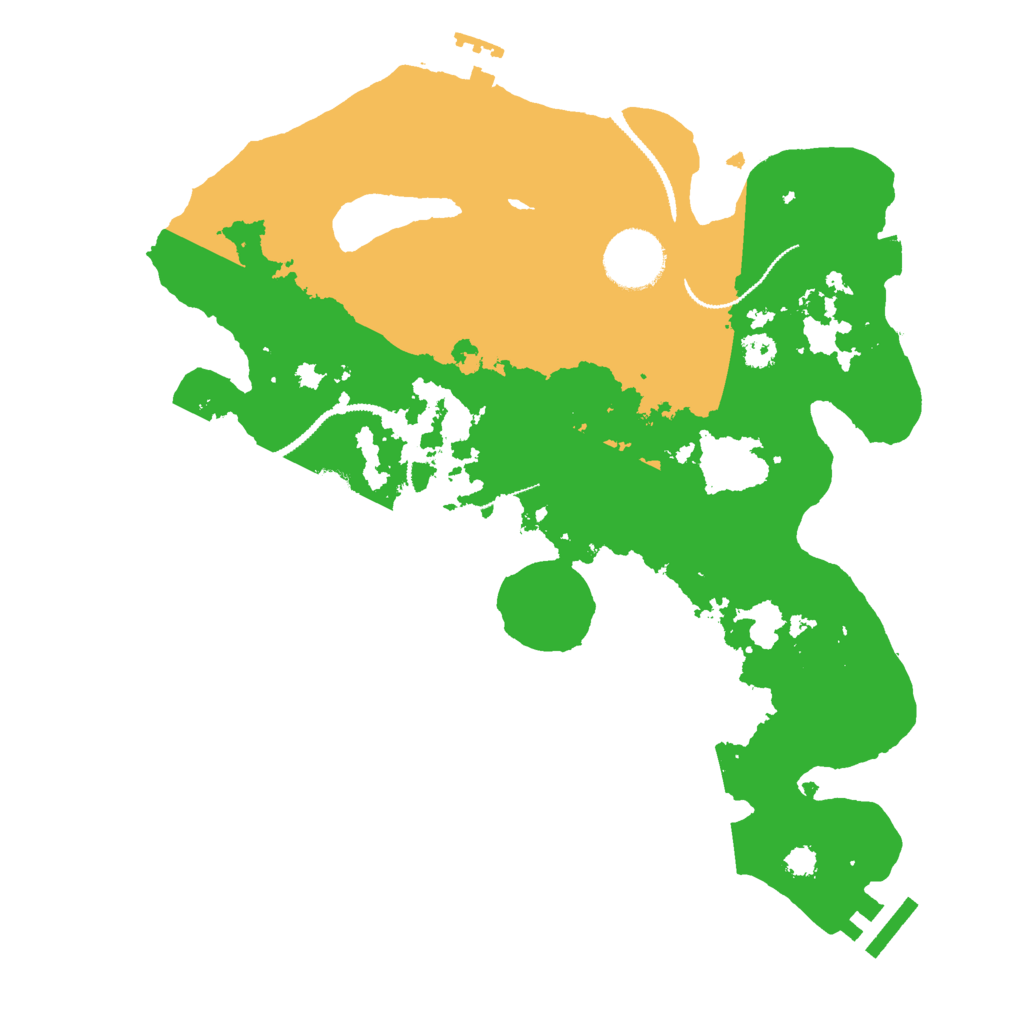 Biome Rust Map: Procedural Map, Size: 3000, Seed: 897429788