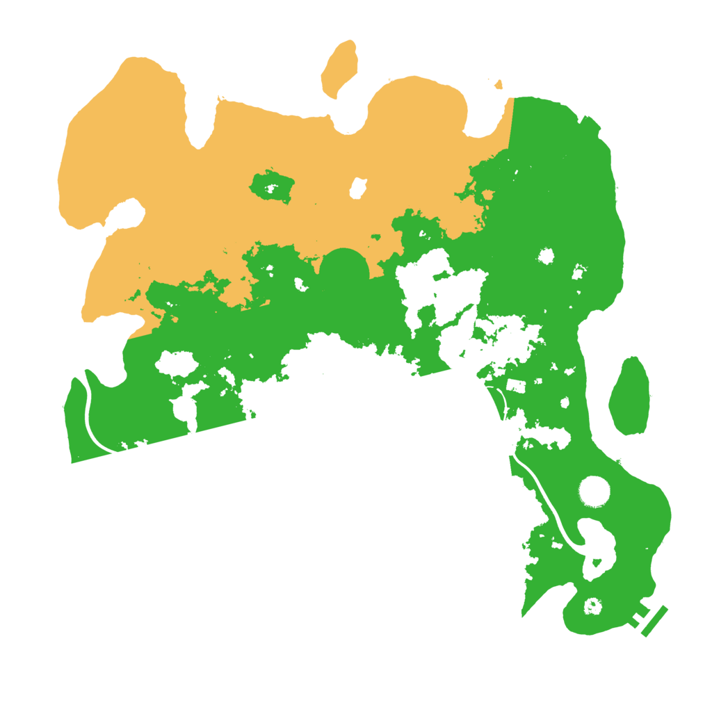 Biome Rust Map: Procedural Map, Size: 4000, Seed: 702499788