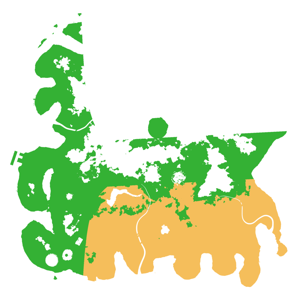 Biome Rust Map: Procedural Map, Size: 4250, Seed: 118379492