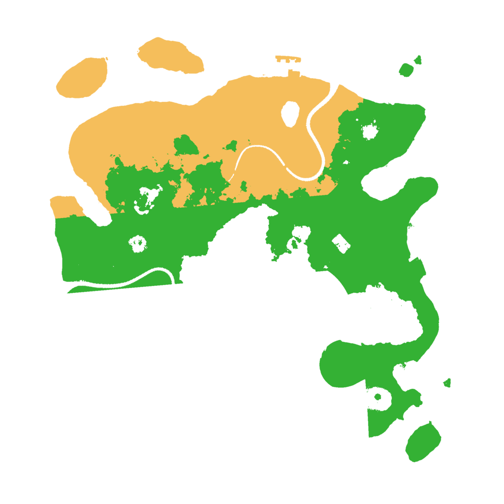 Biome Rust Map: Procedural Map, Size: 3000, Seed: 1479128094