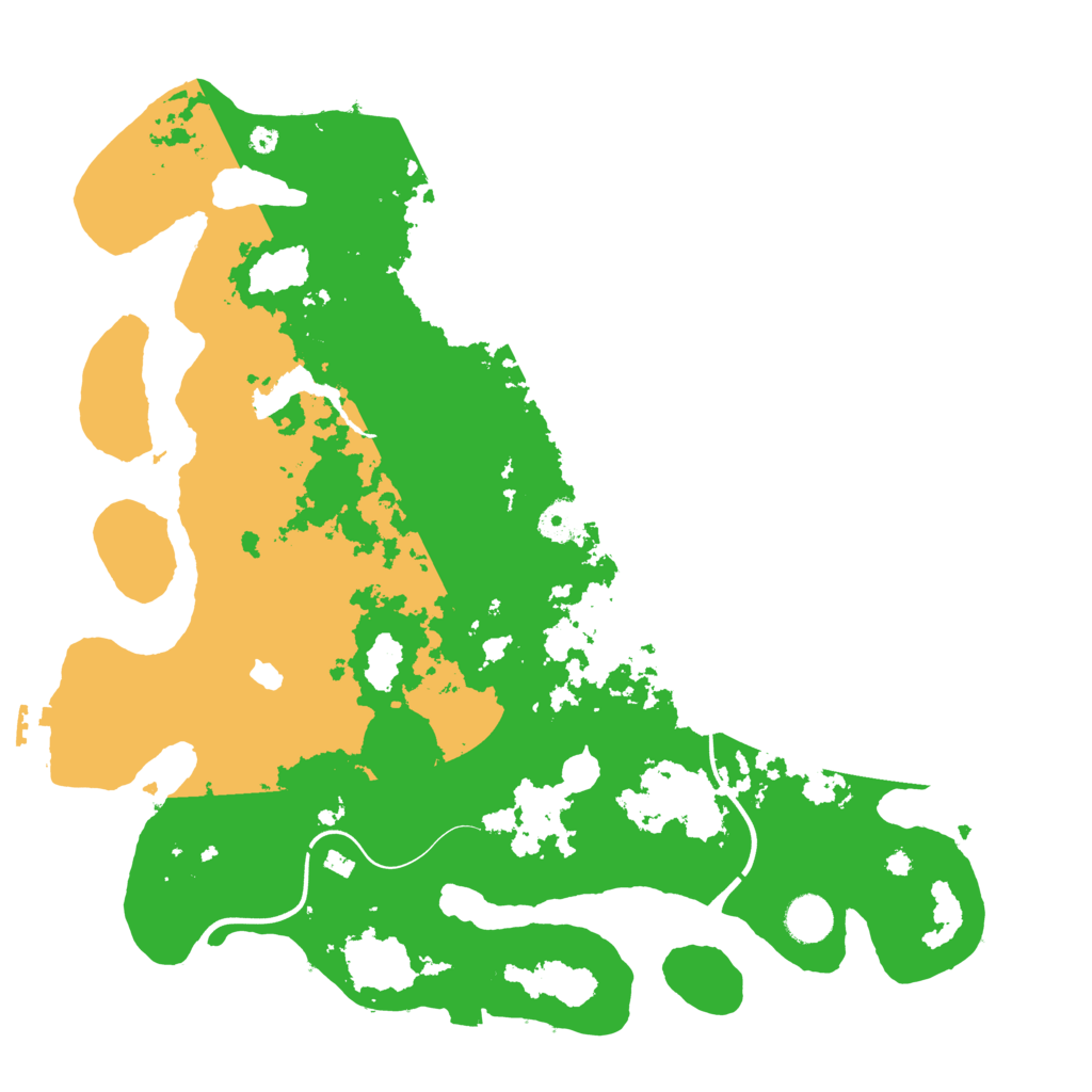 Biome Rust Map: Procedural Map, Size: 4000, Seed: 1521838508