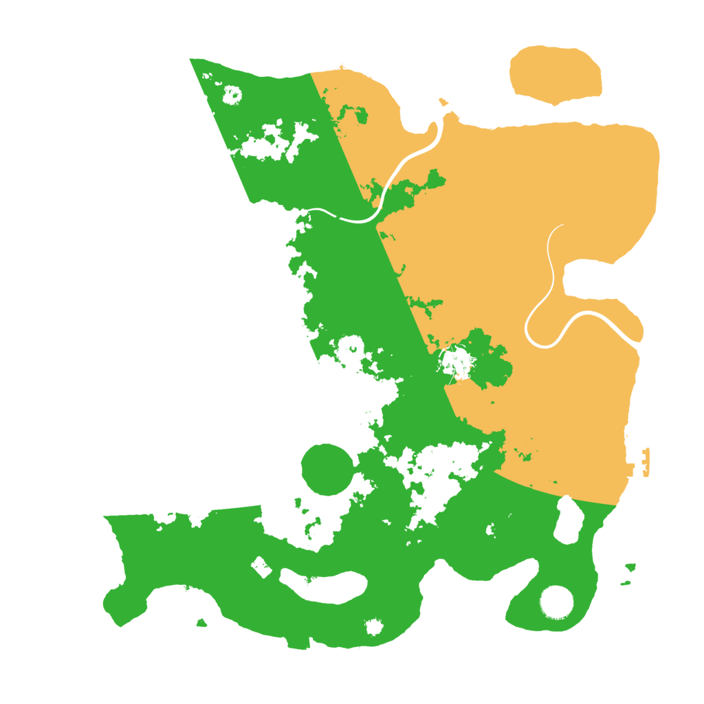 Biome Rust Map: Procedural Map, Size: 3700, Seed: 1469768724